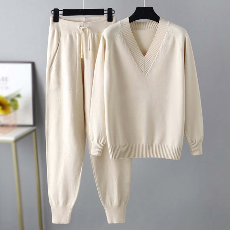 Ensemble Loungewear Confortable | Ensemble Confort Pull et Pantalon de Jogging