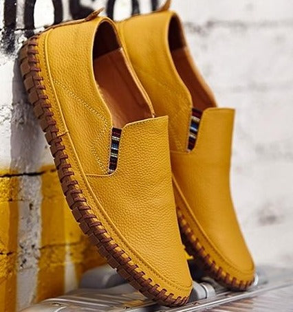 Chaussures confortables pour hommes avec soutien de la voûte plantaire