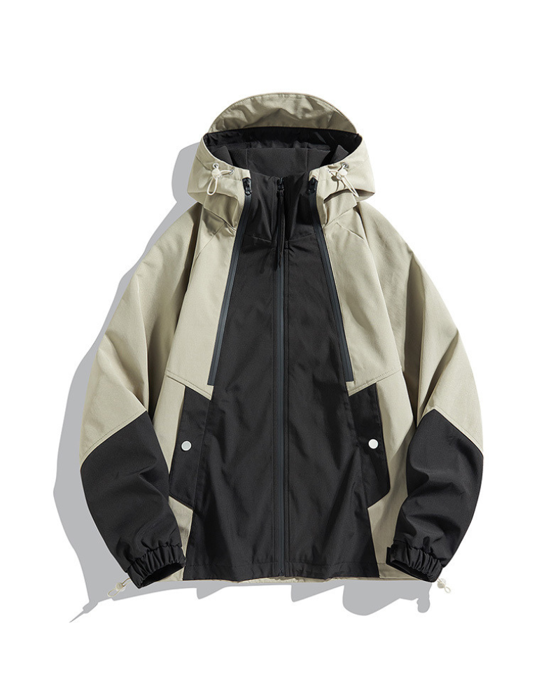 Veste imperméable d'extérieur unisexe protection contre la pluie