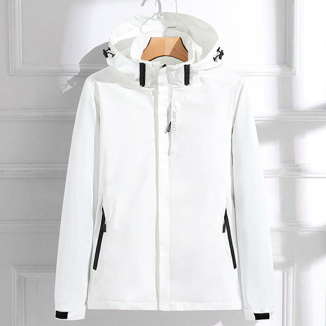 Manteau d'hiver pour femme Veste à capuche Plein air