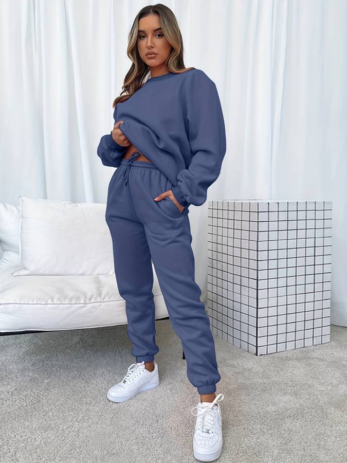 Ensemble de survêtement noir pour femme