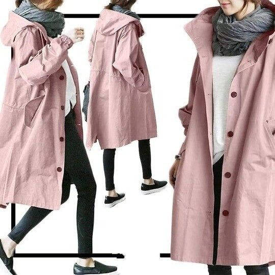 Trench-coat imperméable stylé pour femmes