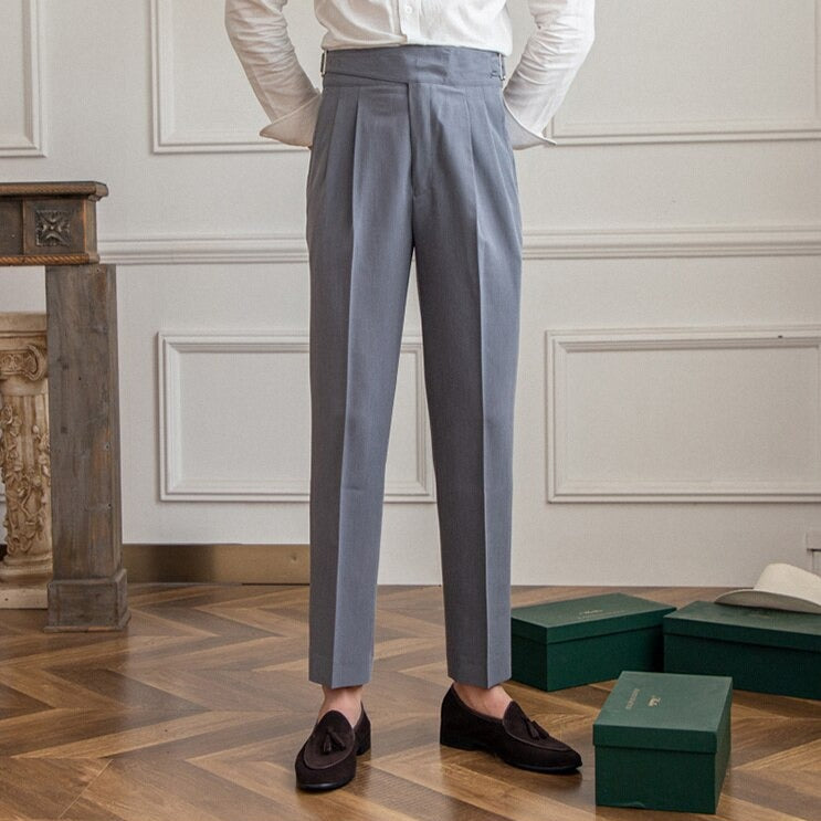 Pantalon plissé élégant pour homme Design moderne