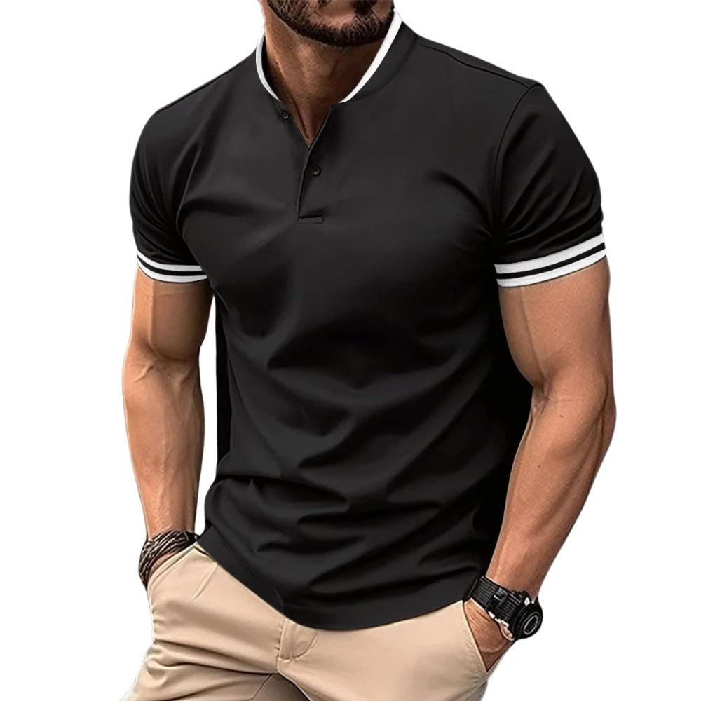 Polo pour homme respirant manches courtes