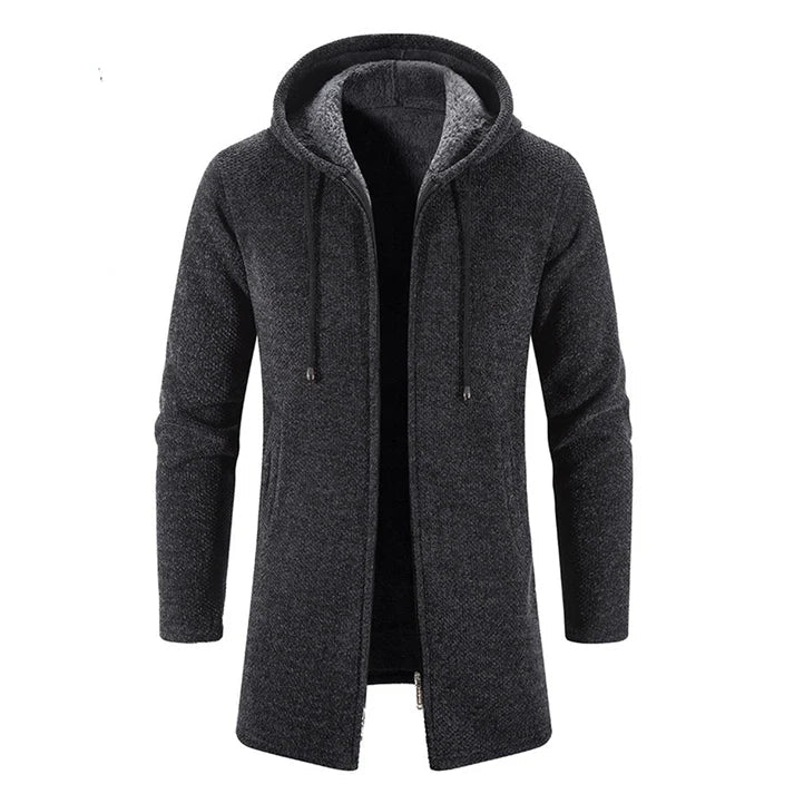 Parka chaud pour homme avec capuche
