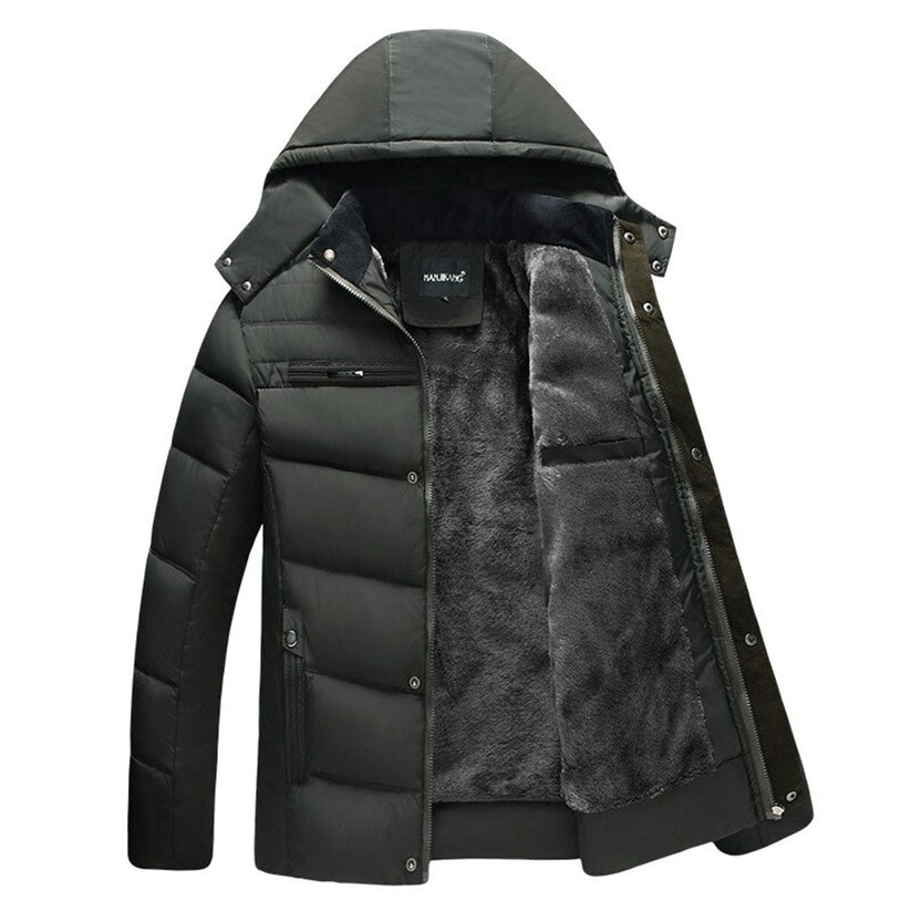 Manteau d'hiver homme chaud, de bonne qualité