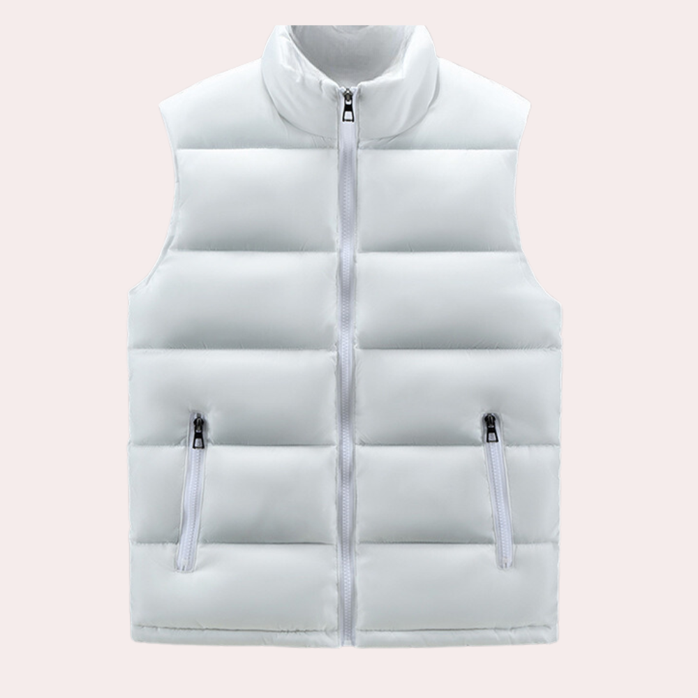 Gilet sans manches zippé pour homme