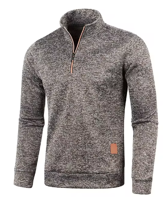 Pull pour homme élastique à manches courtes