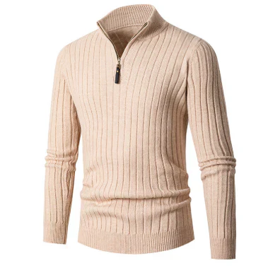 Pull homme moderne demi-zip