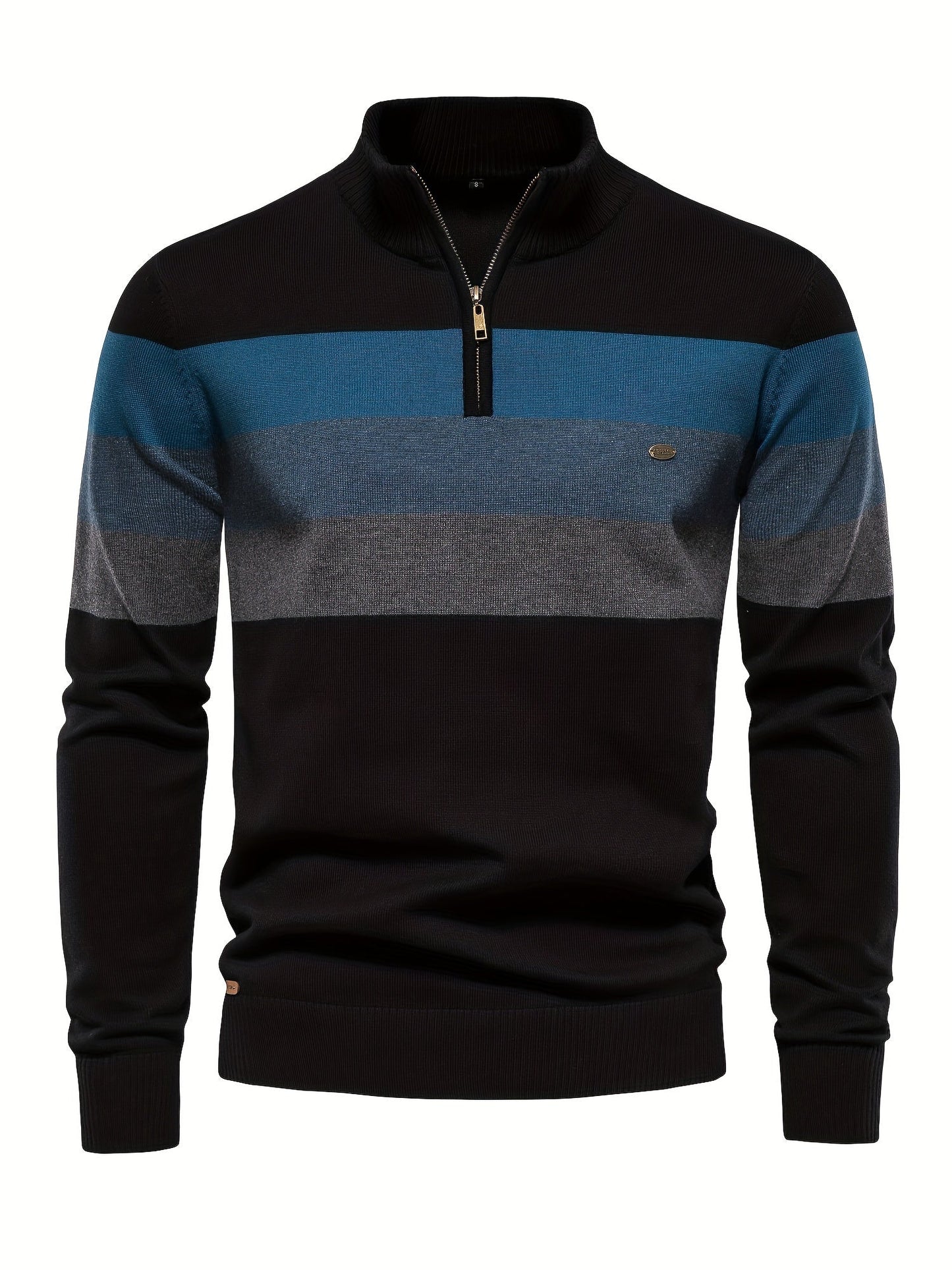 Pull Homme Tricot Demi-Zip