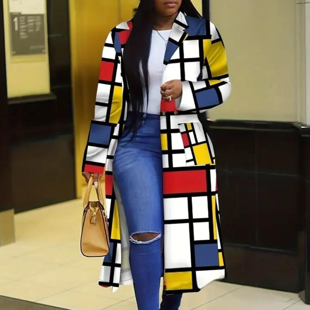 Manteau femme coloré modèle automne