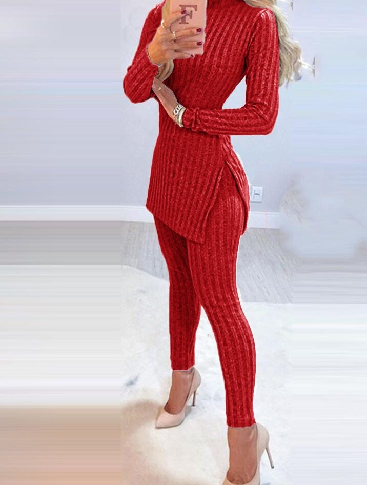 Ensemble Élégant Deux Pièces pour Femme Chic