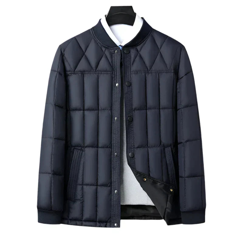 Veste Homme Beige Légèrement Matelassée