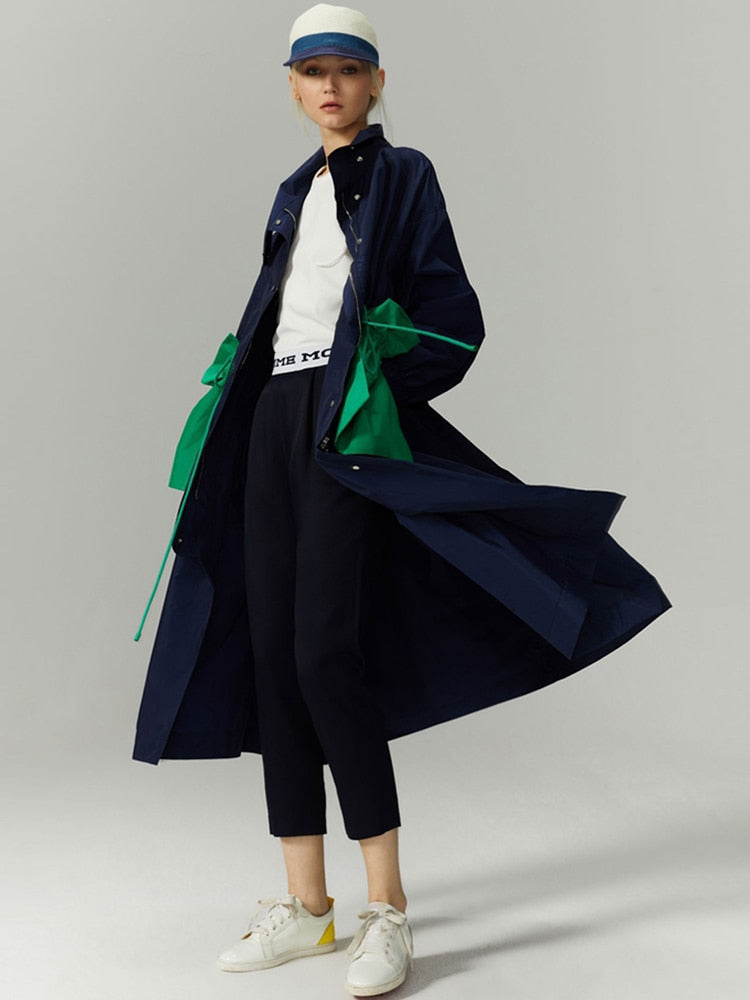 Manteau long femme élégant