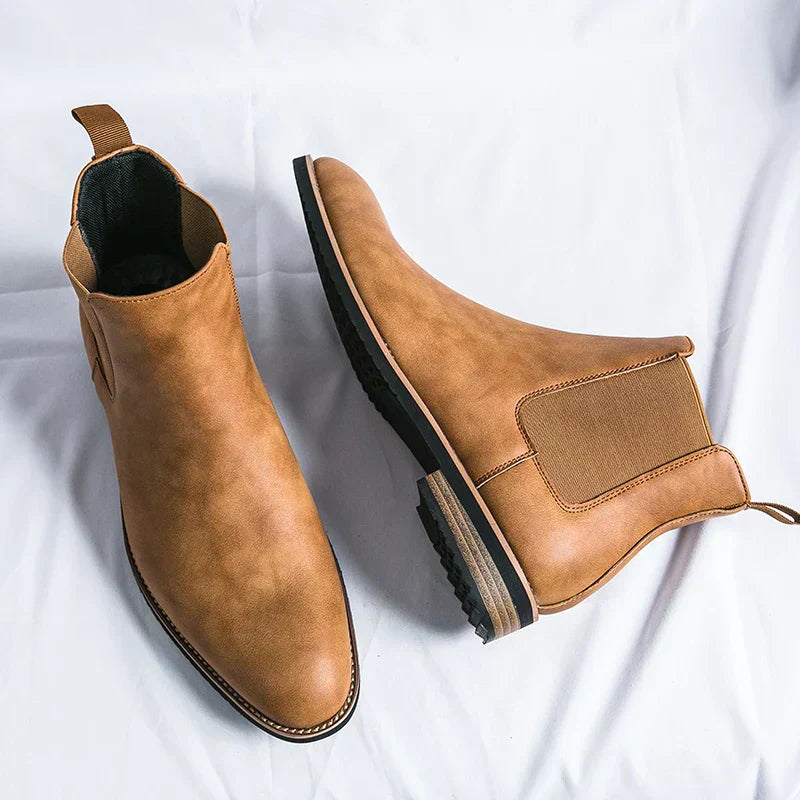 Bottes Chelsea élastiques à la cheville pour homme
