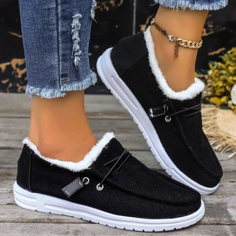 Chaussures d'hiver chaudes en velours doux