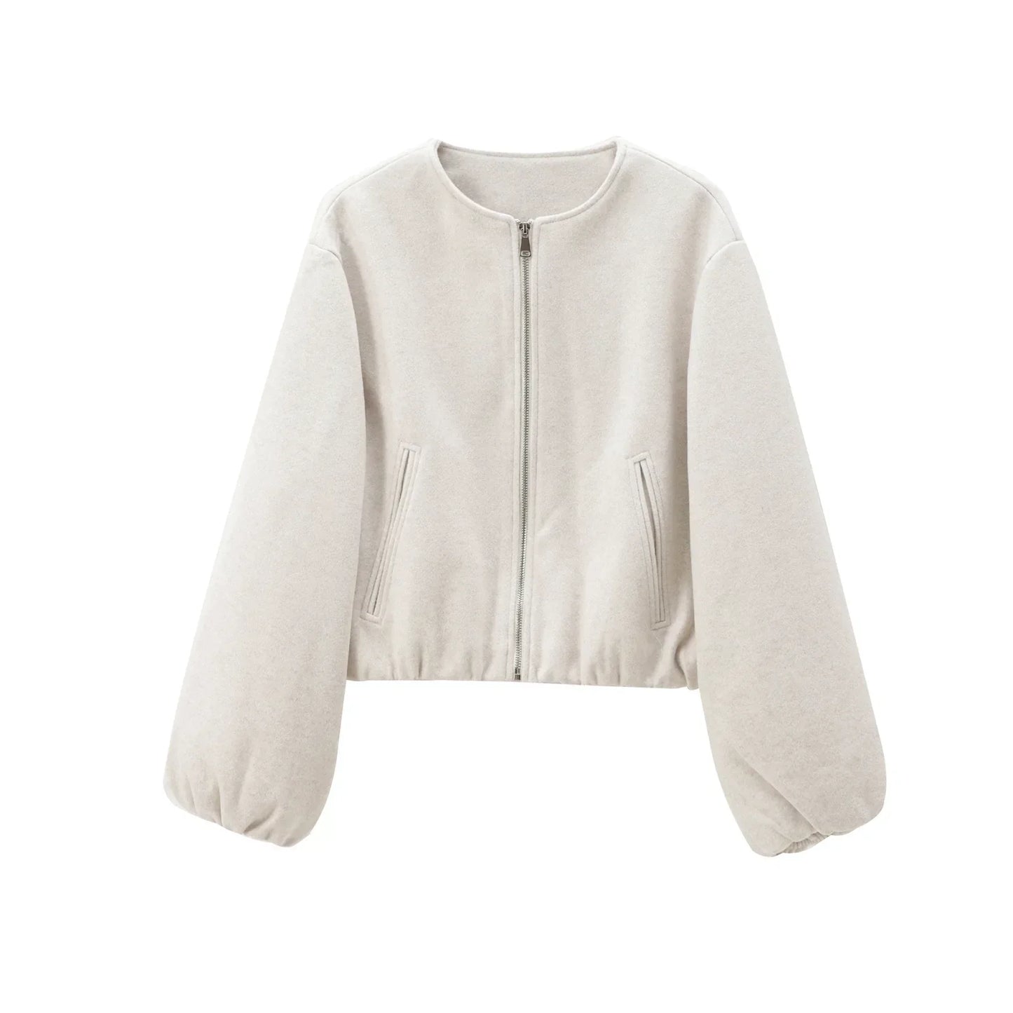 Veste courte décontractée pour femme