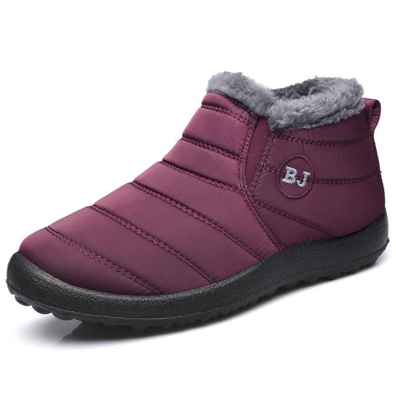 Chelsea Boots chaudes Matelassées Imperméables Semelle intérieure en peluche