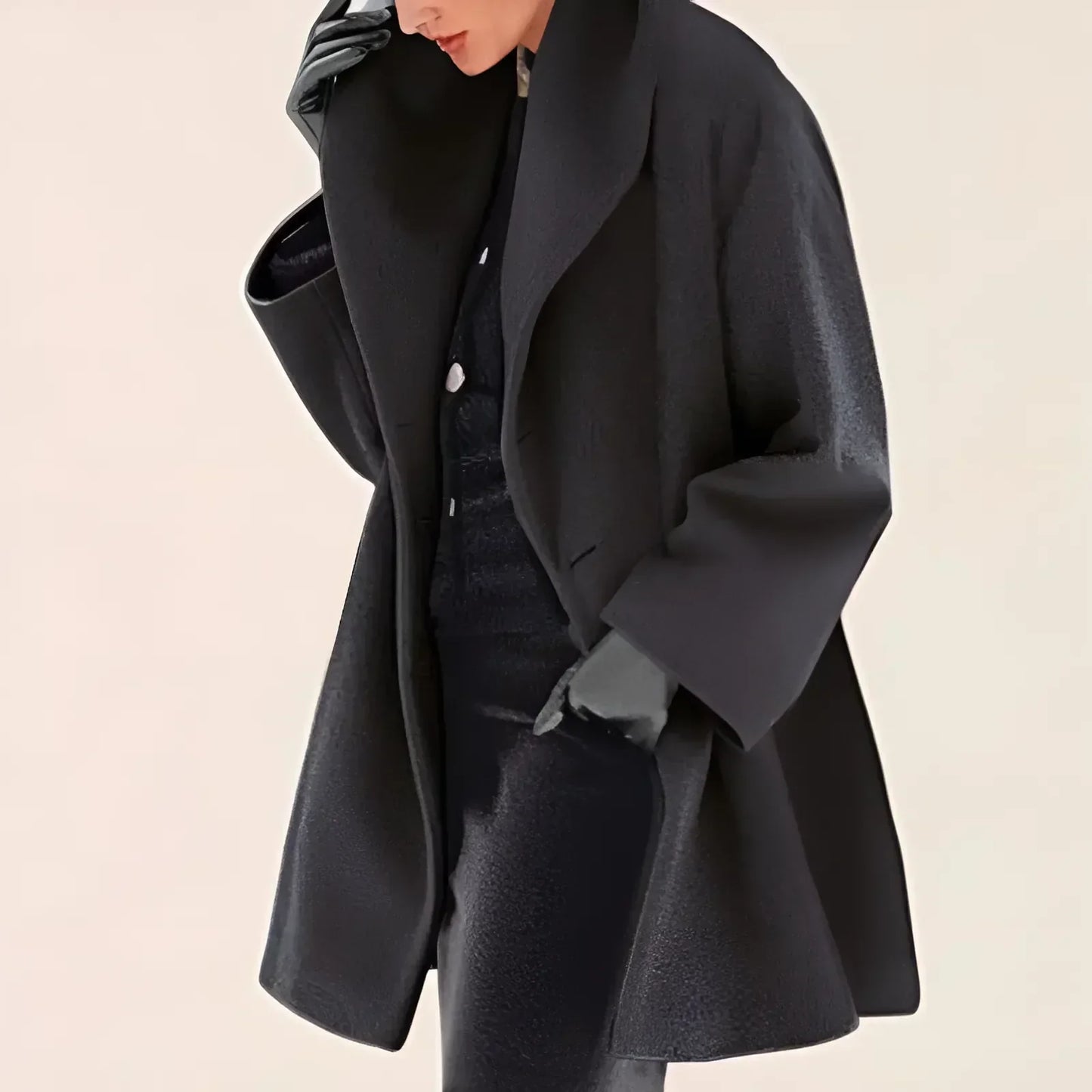 Manteau d'hiver femme, look structuré moderne