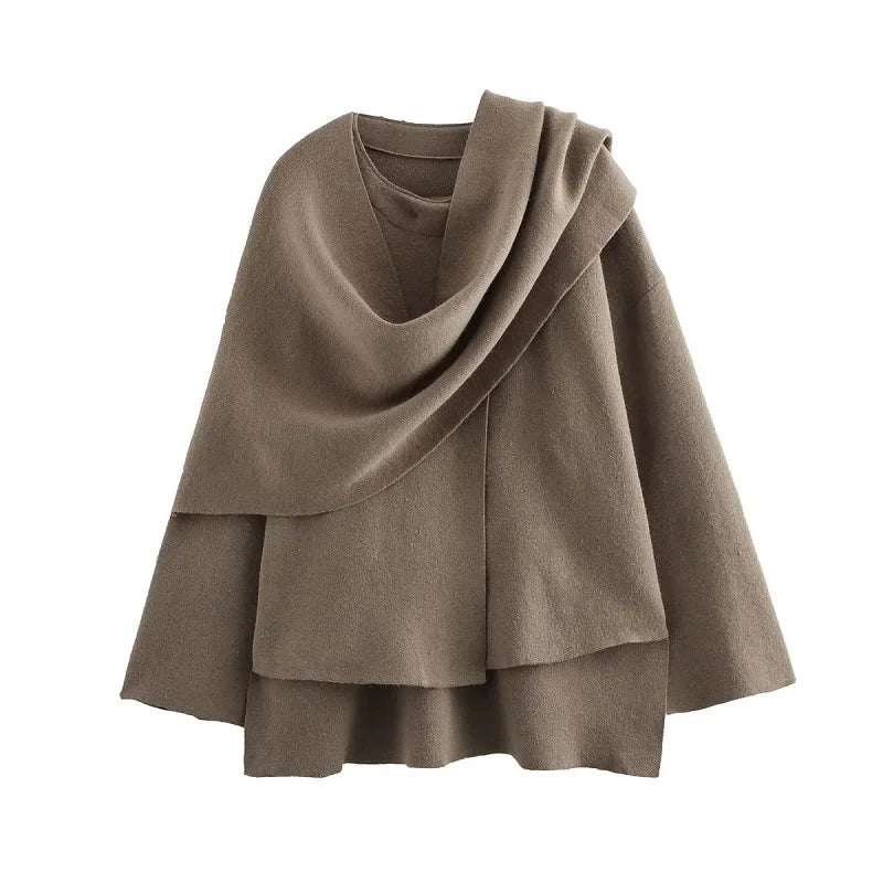 Parka d'hiver asymétrique et stylé