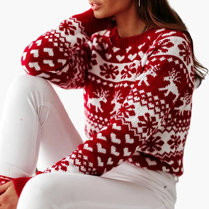 Pull de Noël style norvégien - Festif et confortable