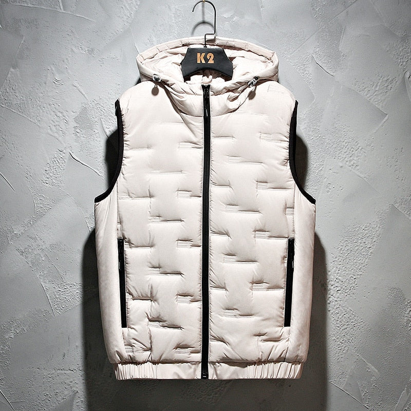 Gilet élégant à capuche pour homme de qualité supérieure