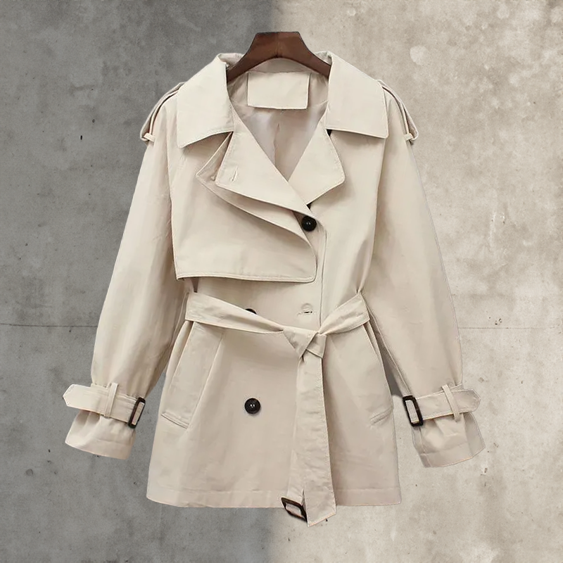 Trench-coat chic pour femme avec ceinture Design élégant