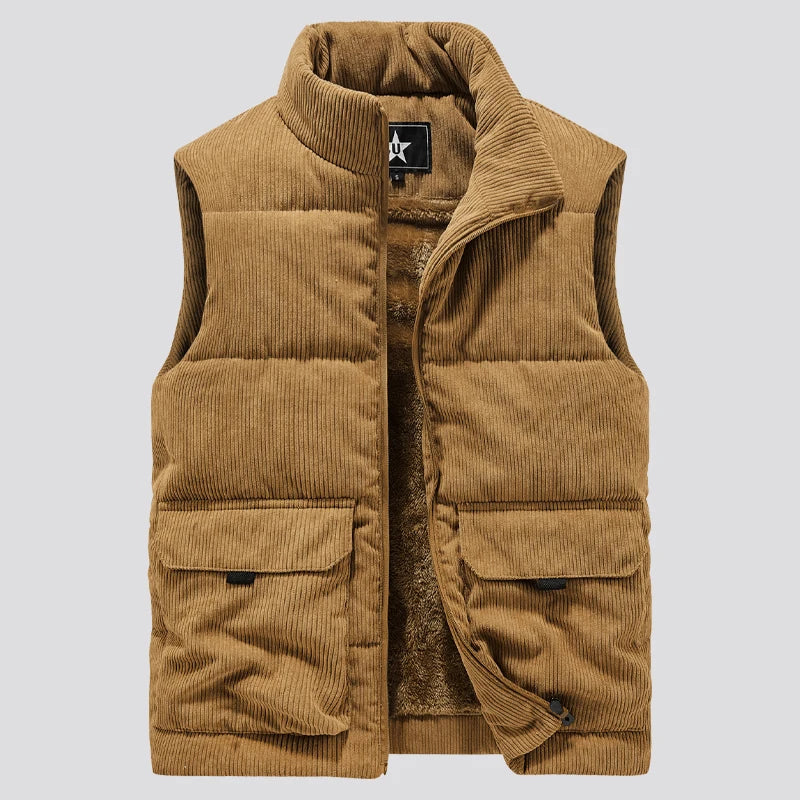 Gilet en velours côtelé élégant pour homme