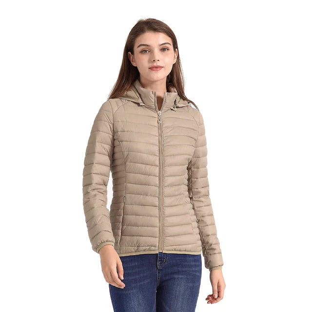 Veste légère pour femme matelassée chaude isolante