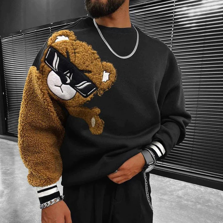 Pull Homme Motif Ourson