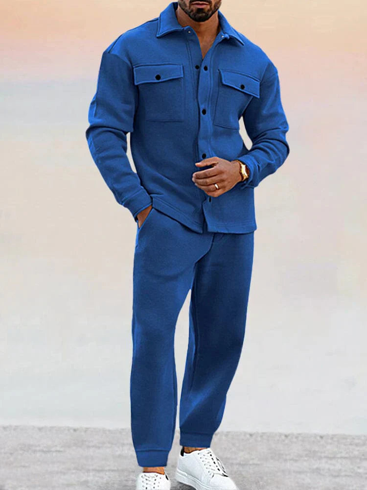 Costume deux pièces pour homme, moderne et sportif