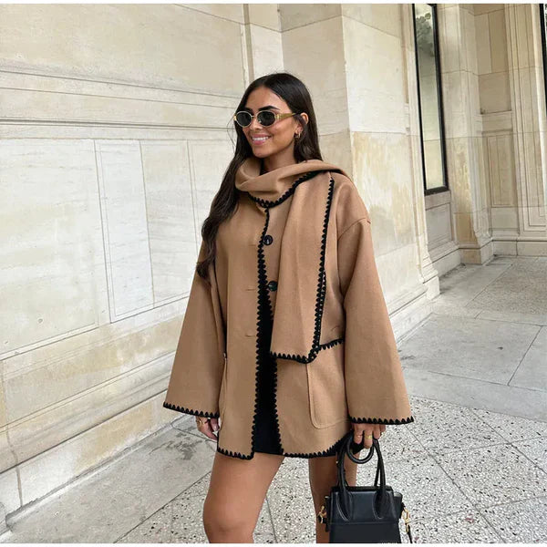 Veste d'hiver élégante pour femme, moderne