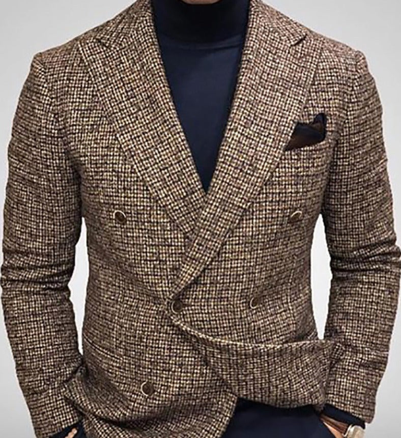 Blazer croisé sur mesure pour homme