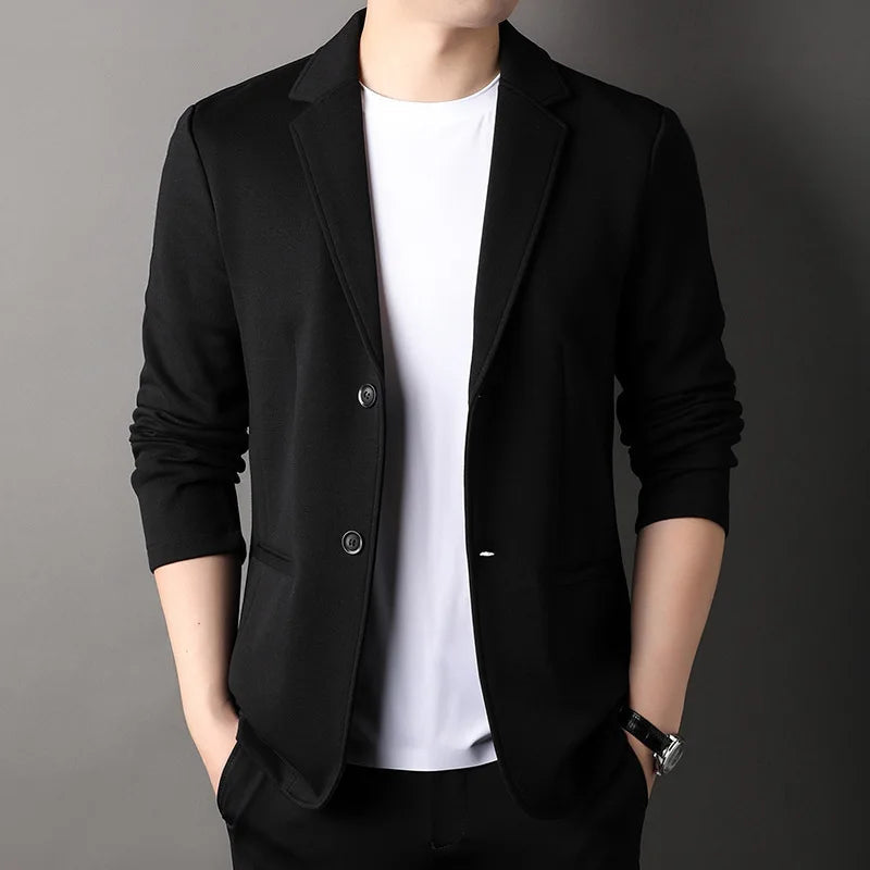 Blazer élégant en tissu doux au toucher