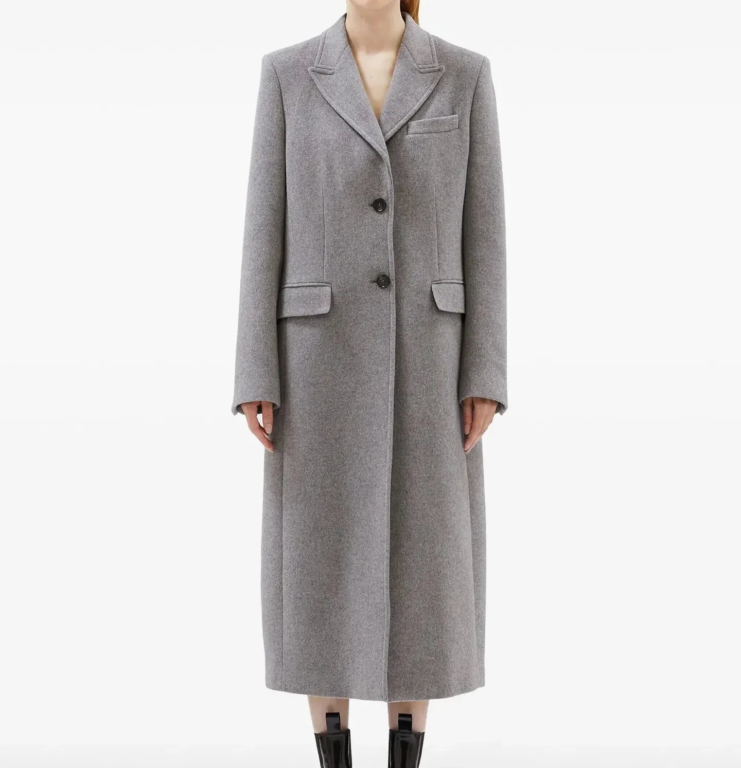 Élégant manteau d'hiver camel