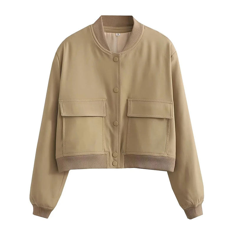 Blouson bombardier élégant pour femme classique