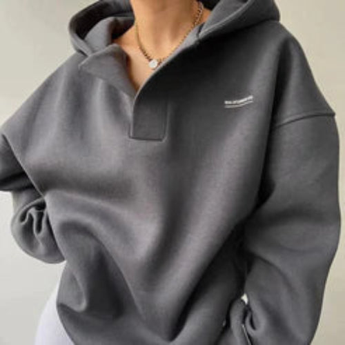 Sweat à capuche élégant coupe décontractée moderne