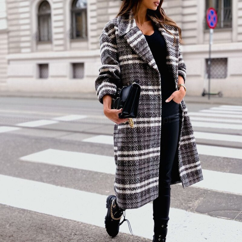 Veste en laine chaude et élégante pour femmes
