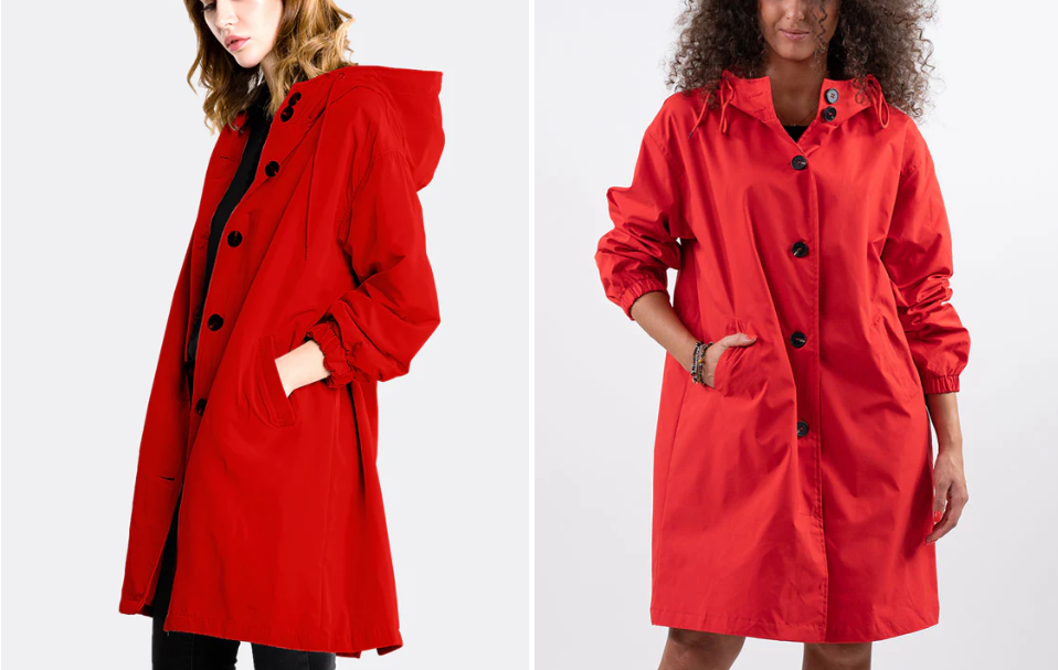 Manteau femme élégant imperméable coupe-vent