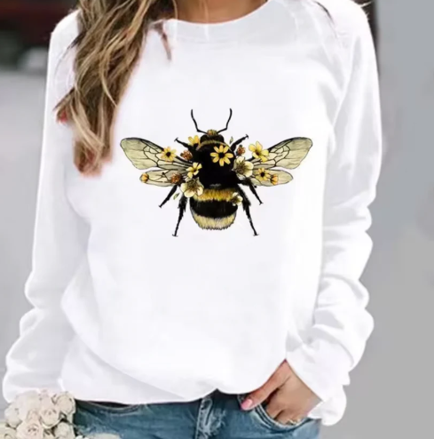 Pull graphique en coton au design tendance