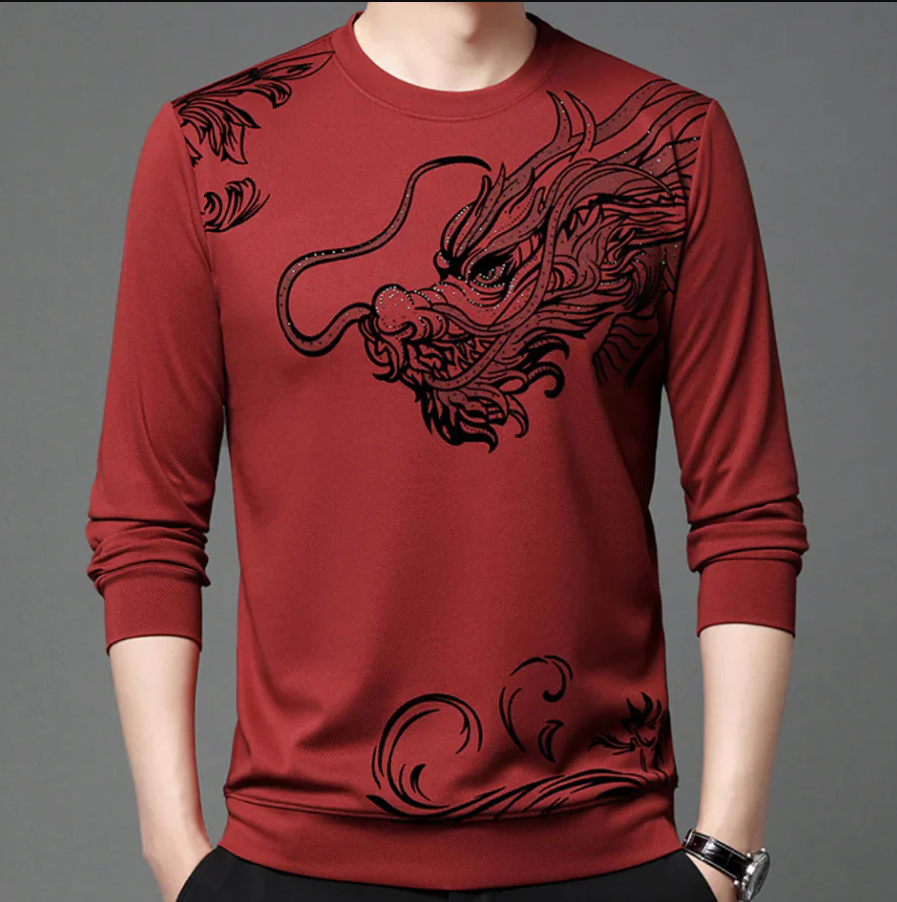 Sweat-shirt homme col rond confortable