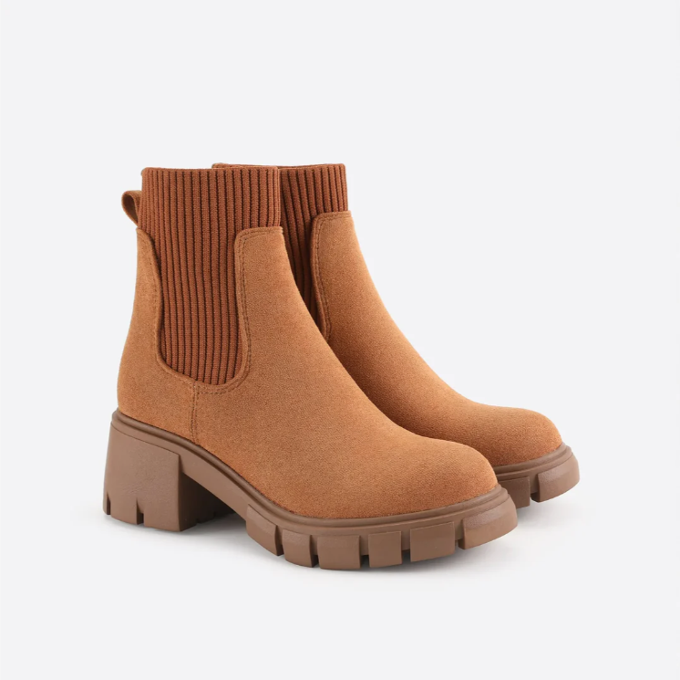 Bottines montantes, boots à semelle épaisse