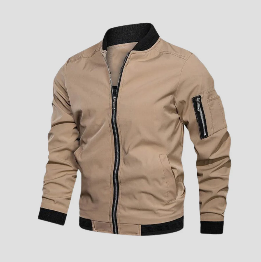 Veste d'extérieur imperméable moderne pour homme