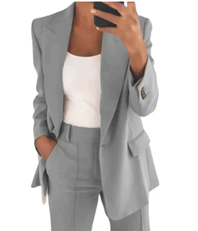 Olivia - Ensemble de blazer et pantalon chic pour femme