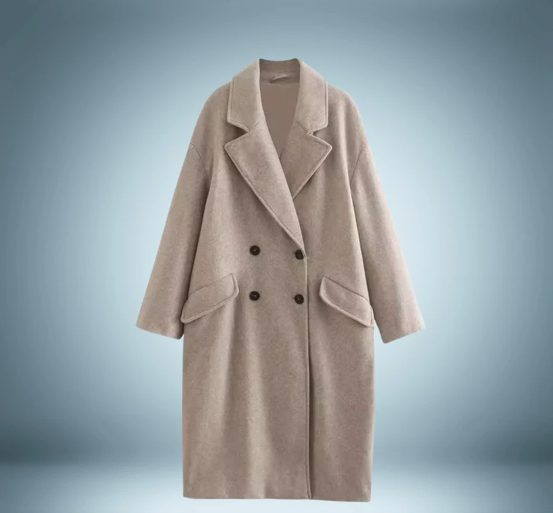 Trench-coat de luxe élégant pour femme