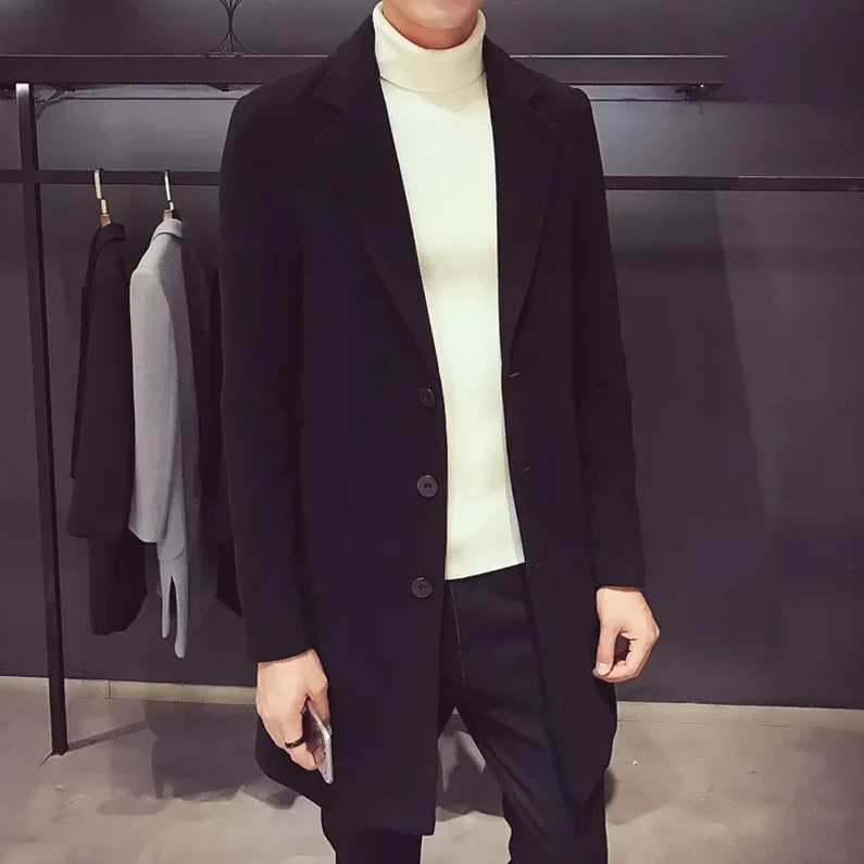 Manteau en laine élégant pour homme
