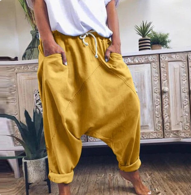 Pantalon hippie coloré pour homme, style bohème