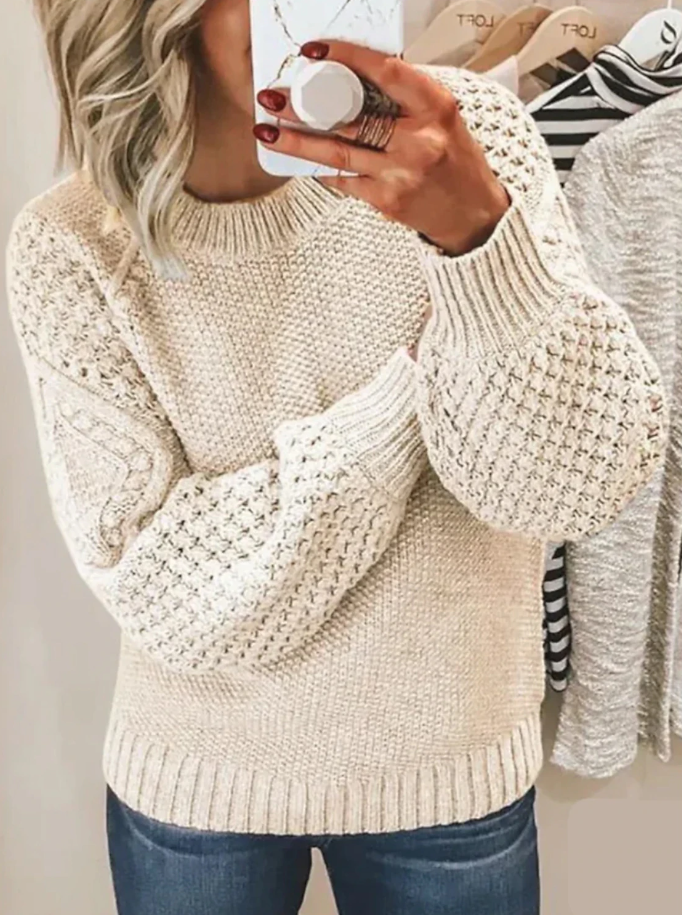 Pull douillet côtelé confortable