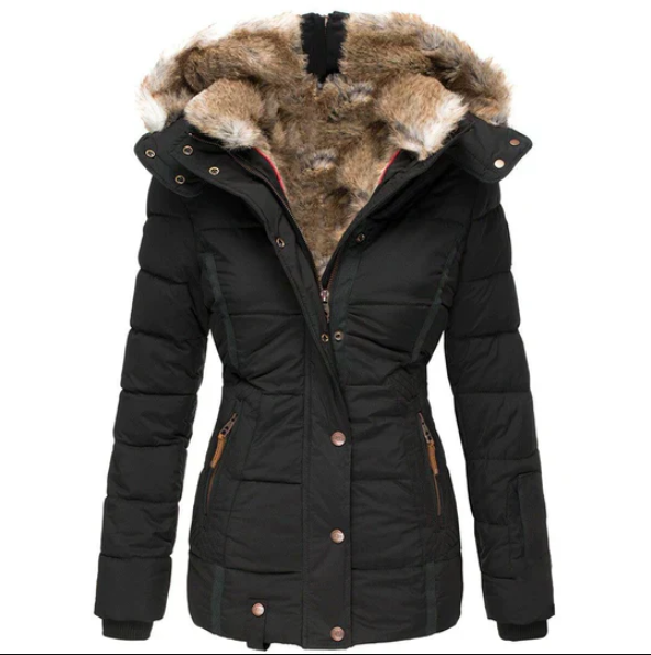 Manteau d'hiver cintré élégant pour femme