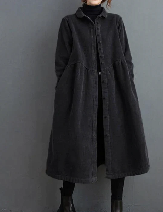 Zoëla - Manteau long chaud d'hiver pour femme
